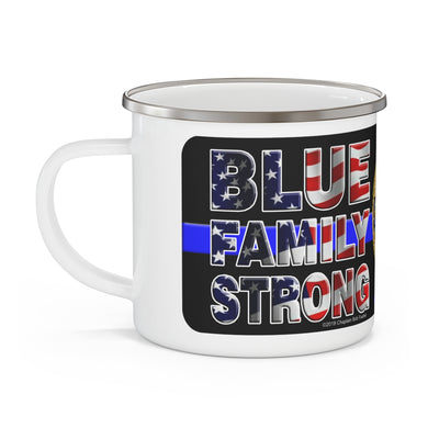 Blue Family Strong Enamel Mug