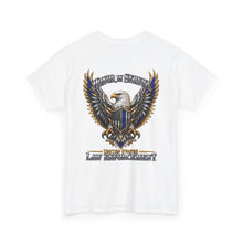 Load image into Gallery viewer, United States Law Enforcement Eagle 2 sides T-Shirt