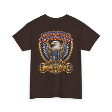 Load image into Gallery viewer, United States Law Enforcement Honor in Service Eagle 2 sides T-Shirt