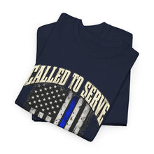 Load image into Gallery viewer, Called to Serve Thin Blue Line T-Shirt
