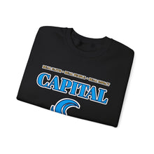 Load image into Gallery viewer, Capital Church Crewneck Sweatshirt — Blue Dove Logo Christian Ministry Pullover