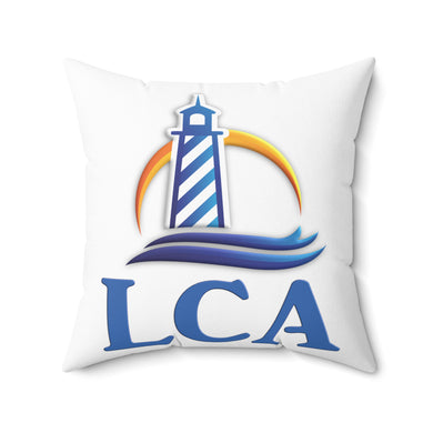 LCA Spun Polyester Square Pillow