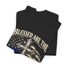 Load image into Gallery viewer, Blessed Are the Peacemakers Faith Christian 2 Sides T-Shirt