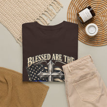 Load image into Gallery viewer, Blessed Are the Peacemakers Faith Christian 2 Sides T-Shirt