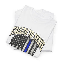 Load image into Gallery viewer, Called to Serve Thin Blue Line T-Shirt