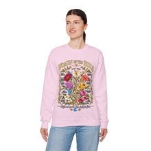 Load image into Gallery viewer, Women of the Bible Floral Crewneck Sweatshirt — Scriptural Names &amp; Botanical Illustration