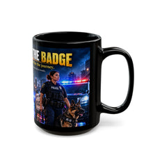 Load image into Gallery viewer, Faith Behind the Badge Black Mug