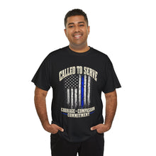 Load image into Gallery viewer, Called to Serve Thin Blue Line T-Shirt