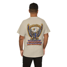Load image into Gallery viewer, United States Law Enforcement Honoring Service Eagle 2 sides T-Shirt