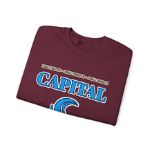 Load image into Gallery viewer, Capital Church Crewneck Sweatshirt — Blue Dove Logo Christian Ministry Pullover