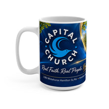 Load image into Gallery viewer, Capital Church Photo 15oz Ceramic Mug - Inspirational Church Building Coffee Cup
