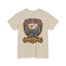 Load image into Gallery viewer, United States Law Enforcement Honor in Service Eagle 2 sides T-Shirt