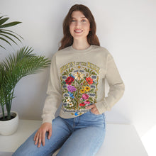 Load image into Gallery viewer, Women of the Bible Floral Crewneck Sweatshirt — Scriptural Names &amp; Botanical Illustration