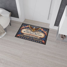 Load image into Gallery viewer, CHAPLAIN BOB - Patriotic Eagle Doormat