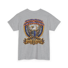 Load image into Gallery viewer, United States Law Enforcement Honor in Service Eagle 2 sides T-Shirt