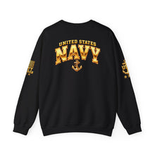 Load image into Gallery viewer, United States Navy Anchor Crewneck Sweatshirt