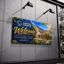Load image into Gallery viewer, Vinyl Outdoor Welcome Sign for Capital Church