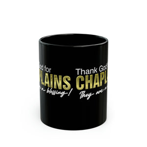 THANK GOD FOR CHAPLAINS mug 11oz