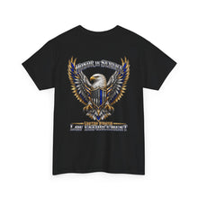 Load image into Gallery viewer, United States Law Enforcement Eagle 2 sides T-Shirt