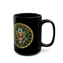 Load image into Gallery viewer, U.S. Army Seal Black Mug