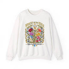 Load image into Gallery viewer, Women's Bible Floral Crewneck Sweatshirt — "Women of the Bible" Vintage Botanical Design