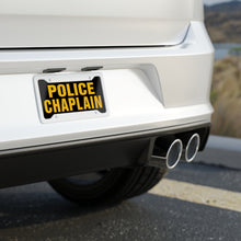Load image into Gallery viewer, Police Chaplain License Plate - Reflective Tribute Plate for Law Enforcement Chaplains