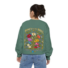 Load image into Gallery viewer, Women of the Bible Sweatshirt — Floral Illustrated Faith Crewneck