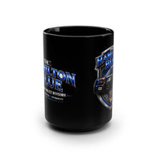 Load image into Gallery viewer, Police Support Mug — “The Hamilton Blue” 15oz Black Coffee Cup
