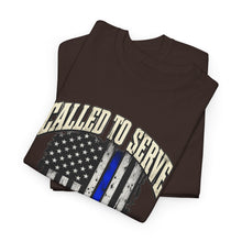 Load image into Gallery viewer, Called to Serve Thin Blue Line T-Shirt