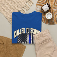 Load image into Gallery viewer, Called to Serve Thin Blue Line T-Shirt