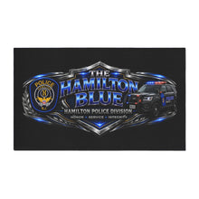 Load image into Gallery viewer, Hamilton Blue Police Floor Mat — Heavy Duty Hamilton Police Division Doormat