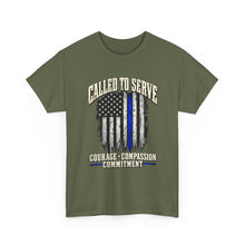 Load image into Gallery viewer, Called to Serve Thin Blue Line T-Shirt