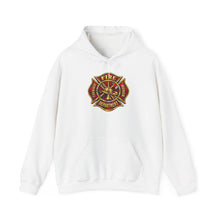 Load image into Gallery viewer, Firefighter Maltese Cross Hoodie