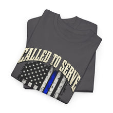 Load image into Gallery viewer, Called to Serve Thin Blue Line T-Shirt