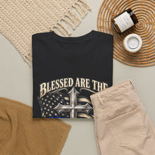Load image into Gallery viewer, Blessed Are the Peacemakers Faith Christian 2 Sides T-Shirt