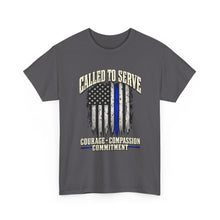 Load image into Gallery viewer, Called to Serve Thin Blue Line T-Shirt