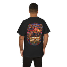 Load image into Gallery viewer, Holding the Line Patriotic 2 sides T-Shirt