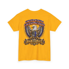 Load image into Gallery viewer, United States Law Enforcement Honor in Service Eagle 2 sides T-Shirt
