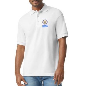 POLICE CHAPLAIN 50/50 Jersey Polo - white