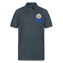 Load image into Gallery viewer, POLICE CHAPLAIN 50/50 Jersey Polo - deep heather