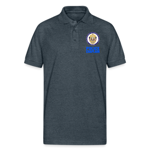 POLICE CHAPLAIN 50/50 Jersey Polo - deep heather