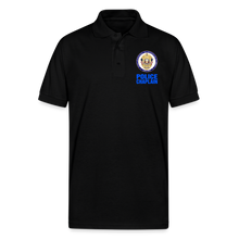 Load image into Gallery viewer, POLICE CHAPLAIN 50/50 Jersey Polo - black