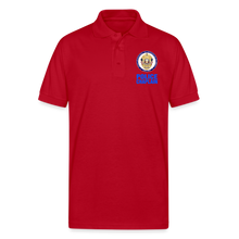 Load image into Gallery viewer, POLICE CHAPLAIN 50/50 Jersey Polo - red