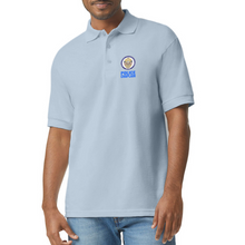 Load image into Gallery viewer, POLICE CHAPLAIN 50/50 Jersey Polo - light blue