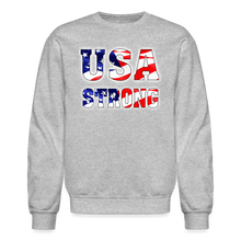Load image into Gallery viewer, USA STRONG Sweatshirt - heather gray