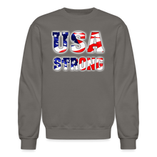 Load image into Gallery viewer, USA STRONG Sweatshirt - asphalt gray