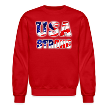 Load image into Gallery viewer, USA STRONG Sweatshirt - red