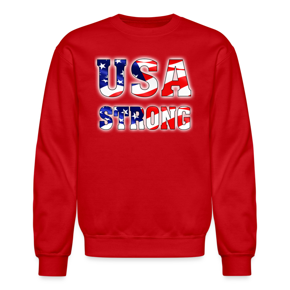 USA STRONG Sweatshirt - red