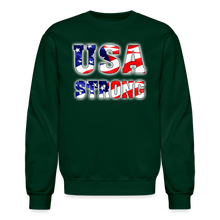 Load image into Gallery viewer, USA STRONG Sweatshirt - forest green
