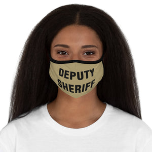 DEPUTY SHERIFF Fitted Polyester Face Mask